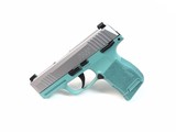 For Sale: Diamond Blue and Stainless Sig Sauer P365 9mm - 1 of 1