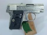 COLT 1908 25 ACP, FULLY ENGRAVED - 1 of 6