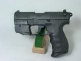 WALTHER P22 22LR WITH RED LASER, 98% - 2 of 8