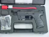 WALTHER P22 22LR WITH RED LASER, 98% - 1 of 8