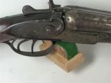 T PARKER 12GA 18 ½” SXS HAMMER GUN, WITH 2-410 AND 1-22LR INSERTS - 4 of 16