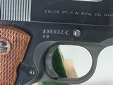 COLT 1911A1 45, RARE BB TRANSITIONAL PRE 70 SERIES - 2 of 13
