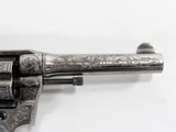 COLT POLICE POSITIVE 38 S&W 4”, ENGRAVED BY JOHN ADAMS SR - 3 of 16