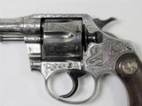 COLT POLICE POSITIVE 38 S&W 4”, ENGRAVED BY JOHN ADAMS SR - 6 of 16