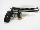 COLT PYTHON 357 6” NICKEL - 1 of 11