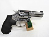 COLT KING COBRA 357 3” STAINLESS. ENGRAVED BY JOHN ADAMS JR. - 1 of 9