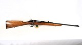 SPANISH MAUSER 7X57 SPORTER. BLUED OVER SOME EXTERNAL PITTING. STRONG BORE WITH SOME LIGHT PITTING.