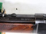 WINCHESTER 1894 ANTIQUE RIFLE 25-35 - 8 of 19