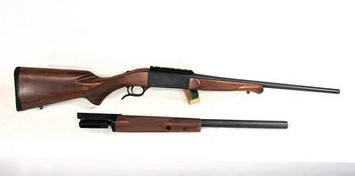 MOSSBERG SSi-ONE. 243 24” WITH A 12GA 3 1/2” 24”