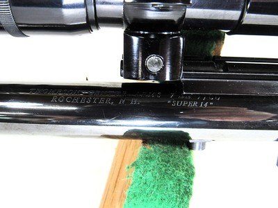 TC CONTENDER BARREL SUPER 14 7MM TCU WITH A BURRIS 3X TARGET SCOPE - Image 3 of 4