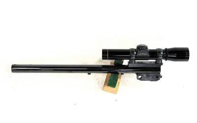 TC CONTENDER BARREL SUPER 14 35 REMINGTON WITH A LEUPOLD M8 2X SCOPE. - Image 1 of 4