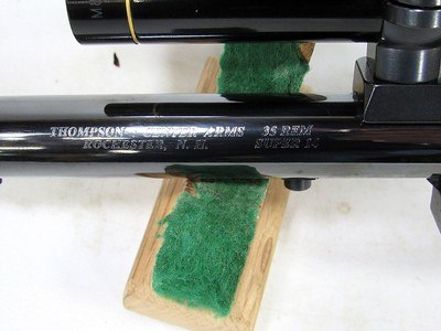 TC CONTENDER BARREL SUPER 14 35 REMINGTON WITH A LEUPOLD M8 2X SCOPE. - Image 3 of 4