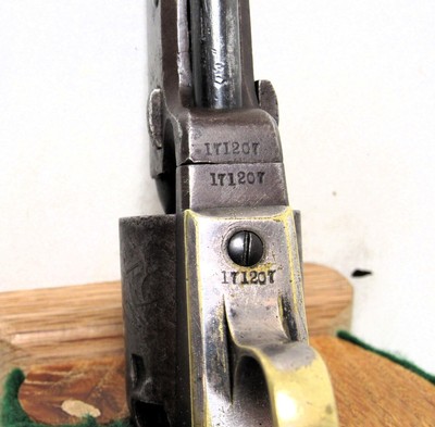 COLT 1849 POCKET WITH RARE 3” BARREL AND SHORT RAMMER ASSEMBLIE. - Image 8 of 13