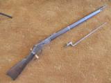 Antique WINCHESTER 1873 Musket 44.40 & Bayonet Black-Powder No FFL - 1 of 13