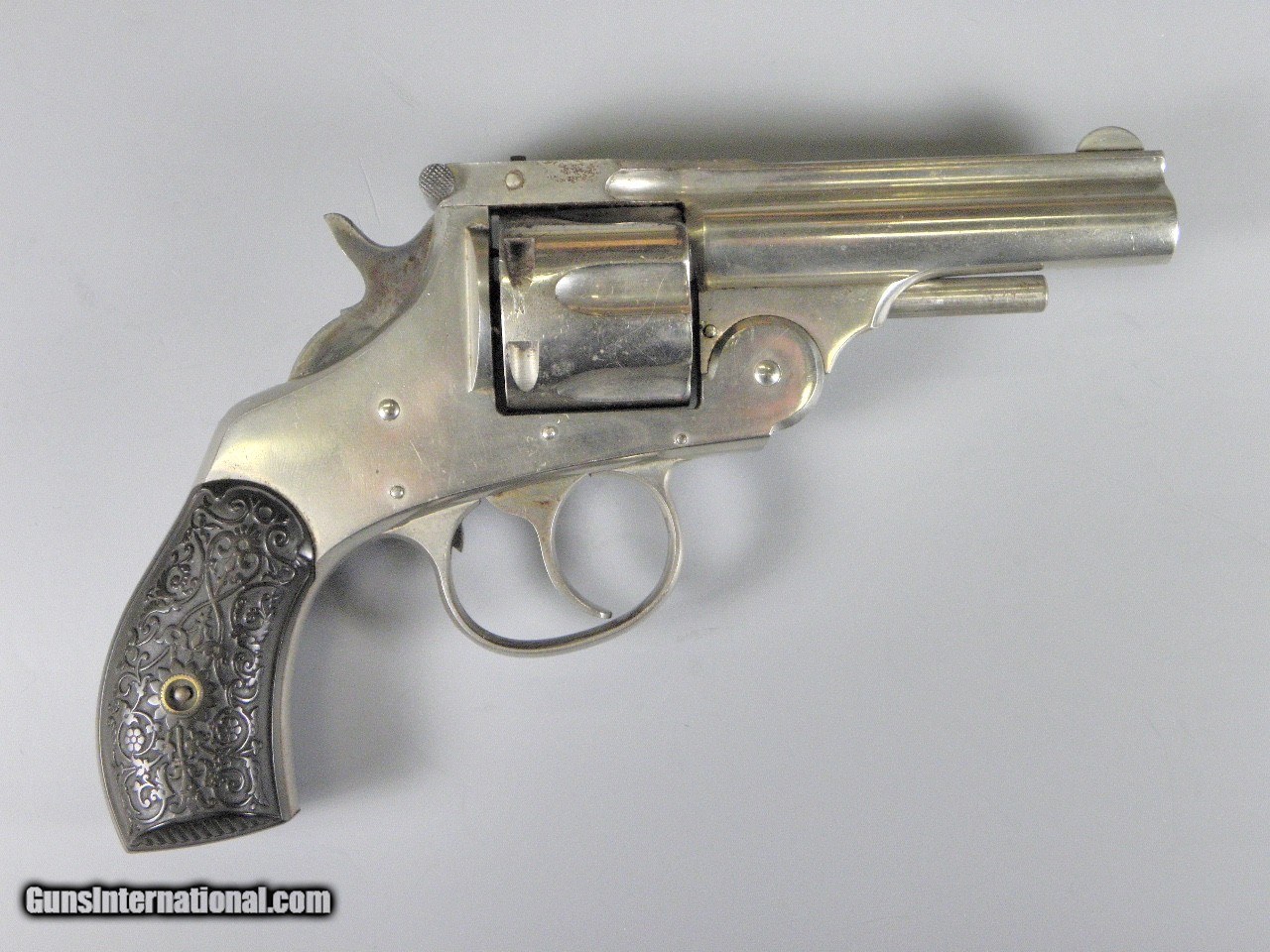 Antique 1880's H&R Manual-Ejecting 32 Revolver Black-Powder
