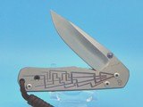 Chris Reeve Sebenza Folding-Knife Titanium Lightning-Bolt Handles - 4 of 14