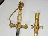 Antique Victorian Knights Templar Sword 1892/1900 Gold Engraved Exc Cond - 3 of 15