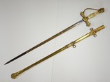 Antique Victorian Knights Templar Sword 1892/1900 Gold Engraved Exc Cond - 2 of 15