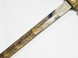 Antique Victorian Knights Templar Sword 1892/1900 Gold Engraved Exc Cond - 11 of 15