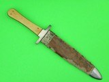 Original Antique Bowie knife Gold-Rush 1840’s Era Pre Civil War Sheffield maker Westa - 12 of 14
