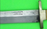 Original Antique Bowie knife Gold-Rush 1840’s Era Pre Civil War Sheffield maker Westa - 5 of 14