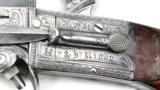William & John Rigby Matched Pair Double Barrel Percussion Pistols, W/Folder Knife, Case
- 9 of 13