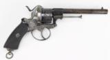 LeFaucheux Engraved Belgian Pinfire Revolver - 2 of 26