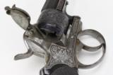 LeFaucheux Engraved Belgian Pinfire Revolver - 16 of 26