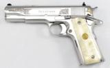 COLT GOVERNMENT, 1911A1, POLISHED SS, ENGRAVED,- 2 of 22