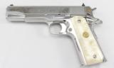 COLT GOVERNMENT, 1911A1, POLISHED SS, ENGRAVED,- 14 of 22