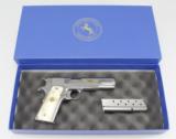 COLT GOVERNMENT, 1911A1, POLISHED SS, ENGRAVED,- 1 of 22