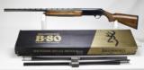 BROWNING B-80, 12GA, ANIB, With Three Barrels,"EXQUISITE" - 1 of 25