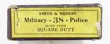 S&W M&P 38 "UNFIRED- NEW IN BOX"1930 - 25 of 25
