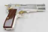 BROWNING HIGH POWER, NICKEL ENGRAVED 40 S & W - 4 of 22