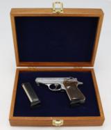 WALTHER PPK/S
ENGRAVED,
"Presentation Wooden Display" - 1 of 19