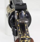 SMITH & WESSON, MODEL 17-3, LNEW, BLUE W/ENGRAVED 24KT GOLD- 14 of 25