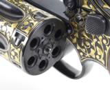 SMITH & WESSON, MODEL 17-3, LNEW, BLUE W/ENGRAVED 24KT GOLD- 22 of 25