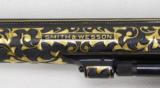 SMITH & WESSON, MODEL 17-3, LNEW, BLUE W/ENGRAVED 24KT GOLD- 15 of 25