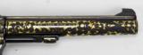 SMITH & WESSON, MODEL 17-3, LNEW, BLUE W/ENGRAVED 24KT GOLD- 6 of 25