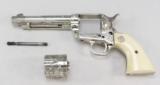 COLT SAA, ENGRAVED,NICKEL FINISH, 5 1/2"
357MAG - 20 of 24