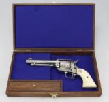 COLT SAA, ENGRAVED,NICKEL FINISH, 5 1/2"
357MAG - 1 of 24