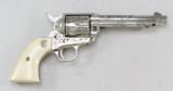 COLT SAA, ENGRAVED,NICKEL FINISH, 5 1/2"
357MAG - 3 of 24