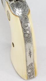 COLT SAA, ENGRAVED,NICKEL FINISH, 5 1/2"
357MAG - 12 of 24