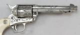 COLT SAA, ENGRAVED,NICKEL FINISH, 5 1/2"
357MAG - 5 of 24