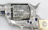 COLT SAA, ENGRAVED,NICKEL FINISH, 5 1/2"
357MAG - 15 of 24