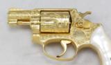 SMITH & WESSON, MODEL 36, "ENGRAVED & GOLD PLATED"
- 7 of 21