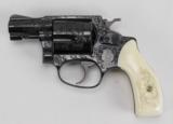 SMITH & WESSON, MODEL 36,
BLUE ENGRAVED /IVORY GRIPS - 3 of 22