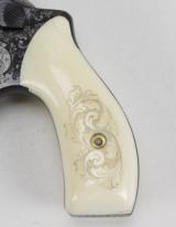 SMITH & WESSON, MODEL 36,
BLUE ENGRAVED /IVORY GRIPS - 7 of 22