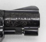 SMITH & WESSON, MODEL 36,
BLUE ENGRAVED /IVORY GRIPS - 15 of 22