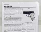 SMITH & WESSON, MODEL 39-2,
A.S.P.
"ARMAMENT SYSTEMS & PROCEDURES"
- 20 of 23